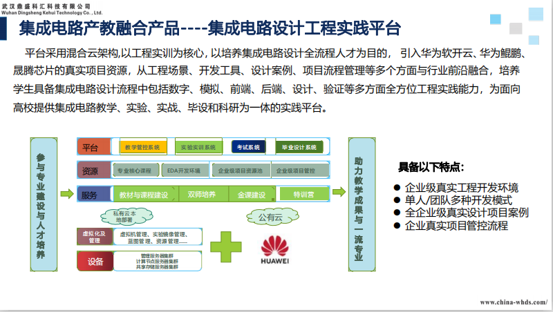 集成电路设计工程实践平台